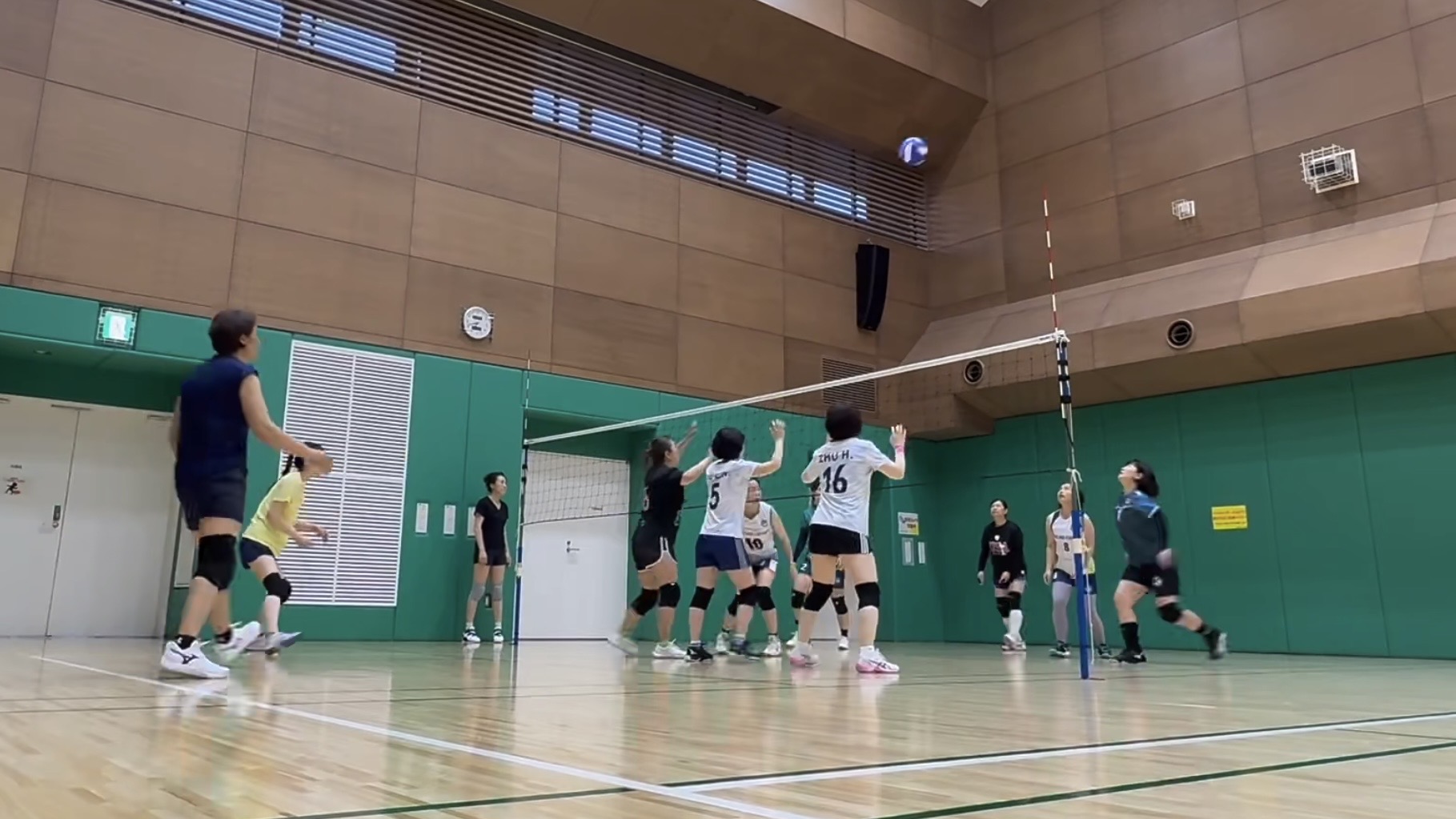 女子チームの試合